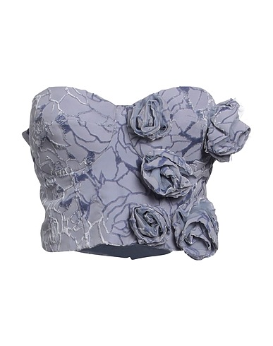 ELISABETTA FRANCHI Top Lilac 82% Viscose, 18% Silk, Polyester, Elastane, Polyamide