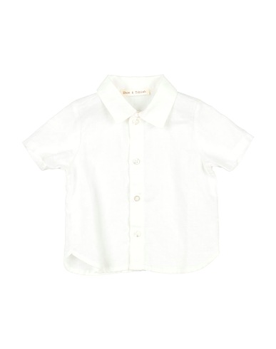 ZHOE & TOBIAH Solid colour shirt White 100% Linen
