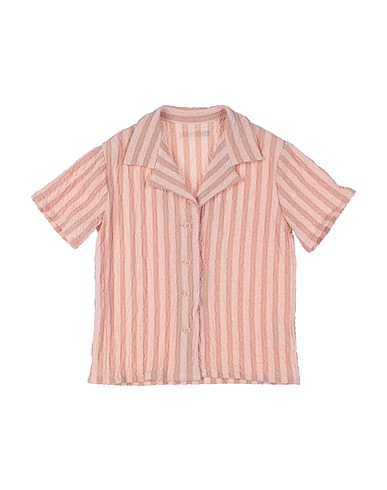 CUCÙ LAB Patterned shirts & blouses Light pink 98% Cotton, 2% Elastane
