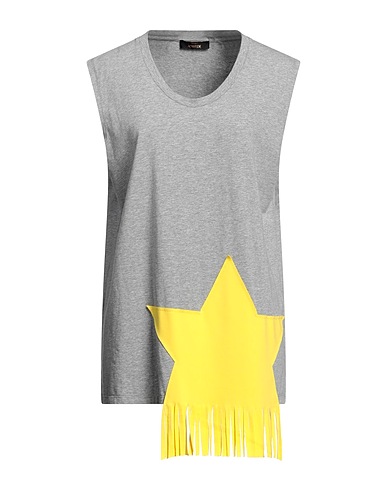 ACTITUDE by TWINSET Vest Grey 95% Cotton, 5% Elastane, Viscose, Polyamide