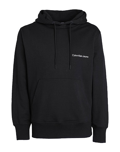 CALVIN KLEIN JEANS Φούτερ Μαύρο 100% Βαμβάκι