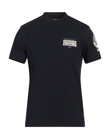 NAPAPIJRI T-shirt Navy 100% Cotton