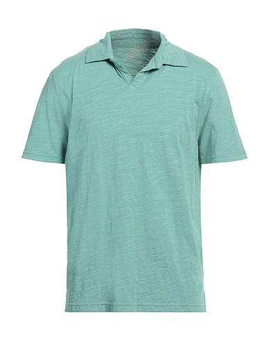BL'KER Polo shirt Turquoise 100% Cotton