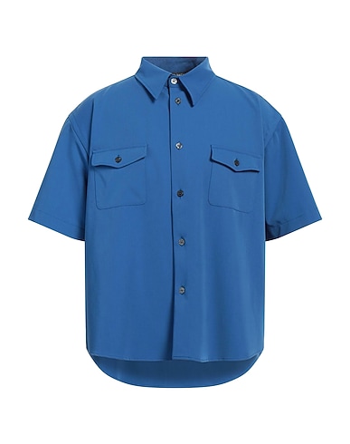 ROLD SKOV Solid color shirt Blue 100% Polyamide