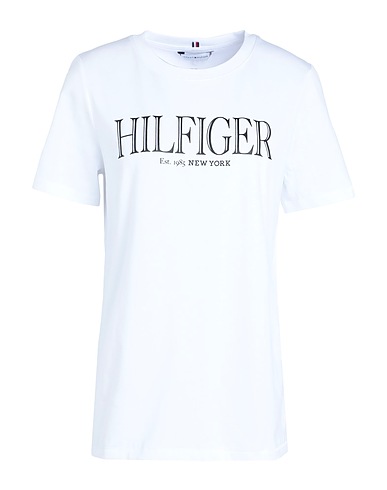 TOMMY HILFIGER T-shirt White 100% Cotton