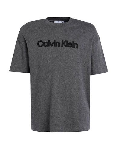 CALVIN KLEIN T-shirt Grey 100% Cotton
