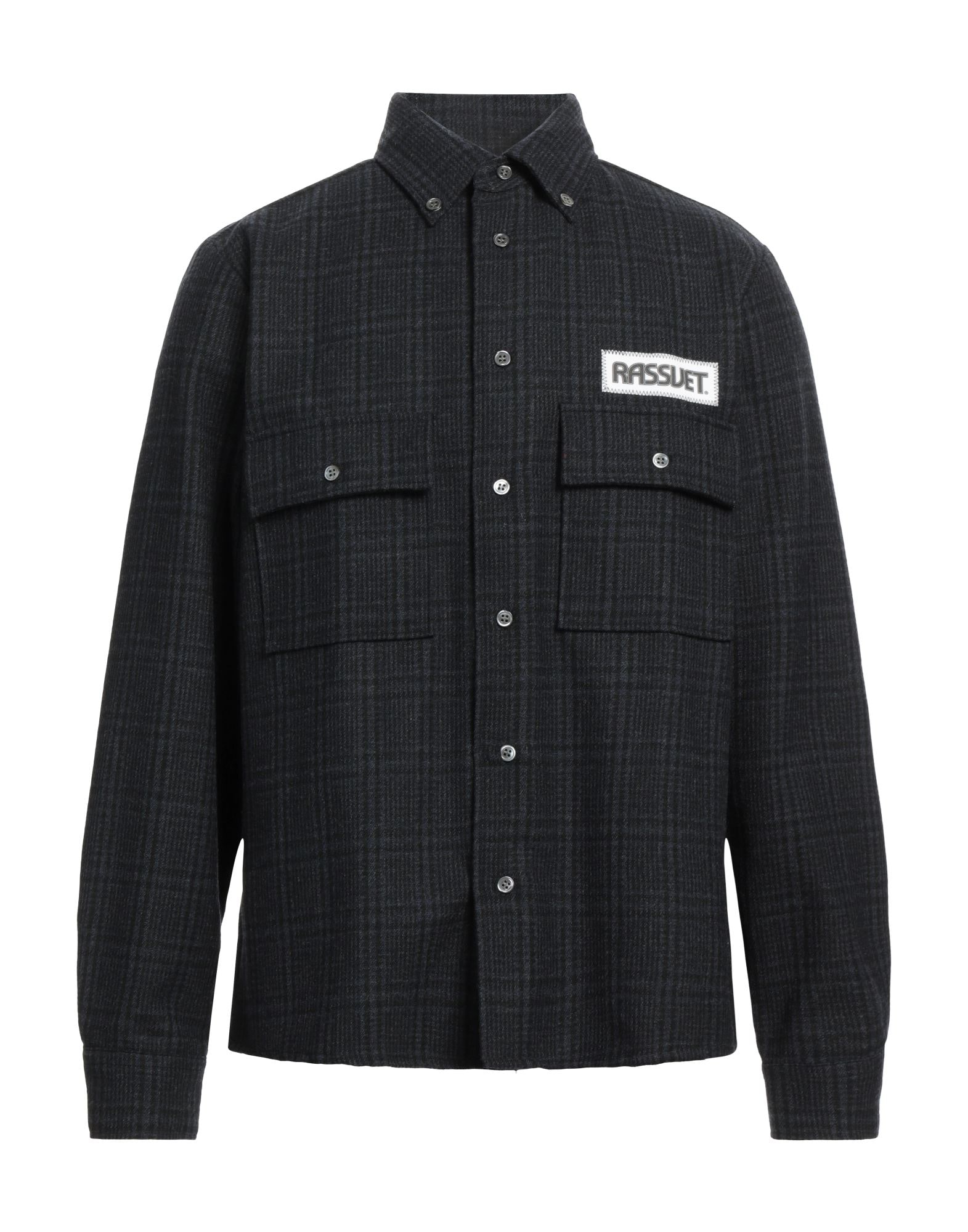 THOM BROWNE シャツ | チェック柄シャツ ネイビー メンズ | YOOX