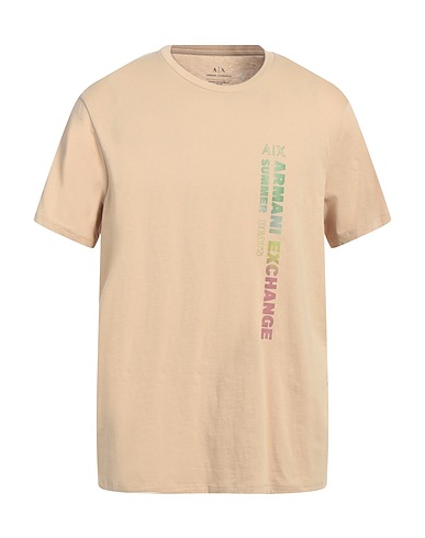 ARMANI EXCHANGE T-shirt Sand 100% Organic cotton