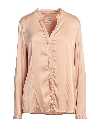 ALESSIA SANTI Solid colour shirts & blouses Beige 97% Viscose, 3% Elastane