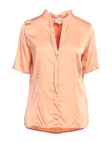 ALESSIA SANTI Camicie e bluse tinta unita Salmone 97% Viscosa, 3% Elastan