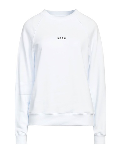 MSGM Sweatshirt White 100% Cotton