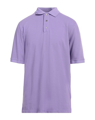 ALPHA STUDIO Polo shirt Lilac 100% Cotton