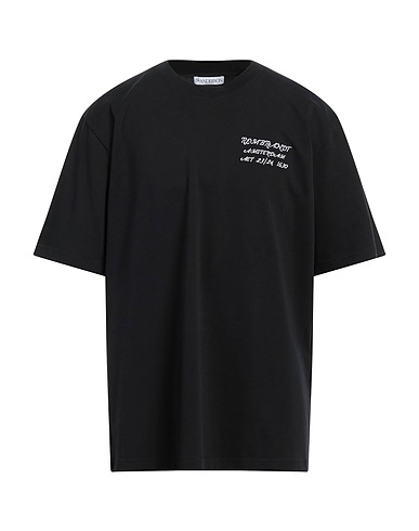 JW ANDERSON Oversize-T-Shirt Schwarz 100% Baumwolle, Elastan