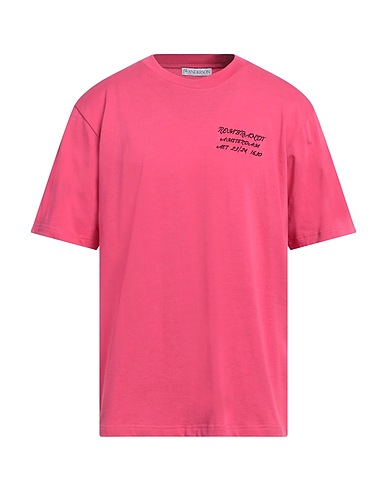 JW ANDERSON Oversize-T-Shirt Magenta 100% Cotton, Elastane