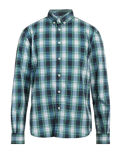 OUTHERE Kariertes Hemd Grün 100% Polyester