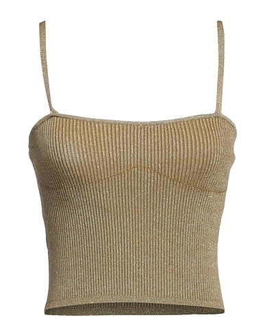PINKO Top Salbeigrün 44% Polyamid, 38% Viskose, 12% Polyester, 6% Metallfaser