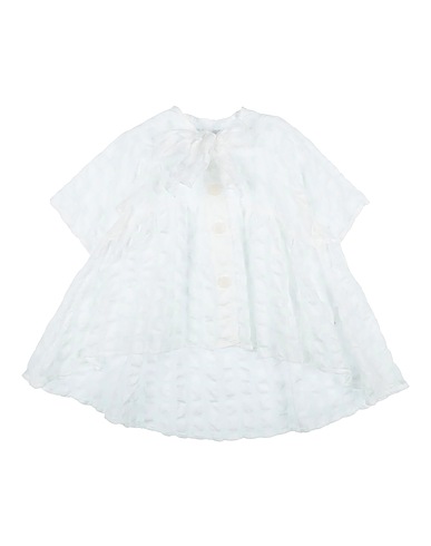 CUCÙ LAB Camicie e bluse tinta unita Bianco 85% Cotone, 15% Poliammide