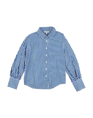PICCOLA LUDO Camicie  e bluse fantasia Blu 100% Cotone