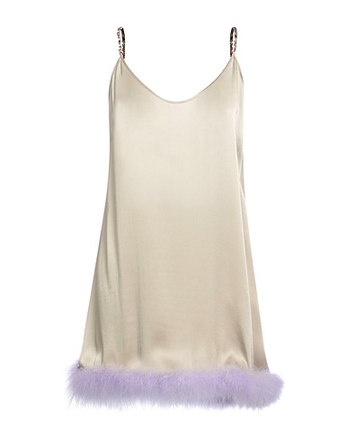 AMEN Vestito elegante 75% Acetato, 25% Seta, Vetro, Ottone, Piume di gallo