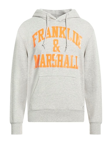 FRANKLIN & MARSHALL Hooded sweatshirt Light grey 100% Cotton