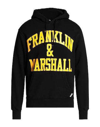 FRANKLIN & MARSHALL Hooded track jacket  Black 100% Cotton