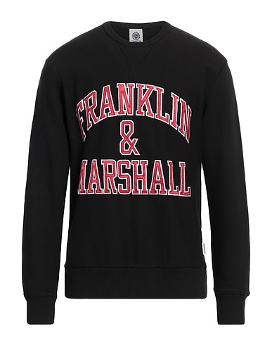 FRANKLIN & MARSHALL Sweatshirt Black 67% Cotton, 33% Polyester
