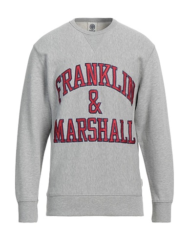 FRANKLIN & MARSHALL Sudadera Gris perla 67% Algodón, 33% Poliéster