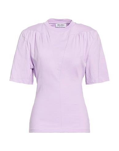 THE ATTICO T-shirt Lilac 100% Cotton