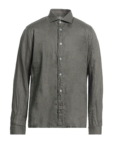 ALLEY DOCKS 963 Linen shirt Military green 100% Linen