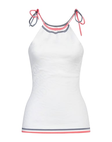 FENDI Top White 56% Viscose, 34% Polyamide, 7% Polypropylene, 3% Polyurethane
