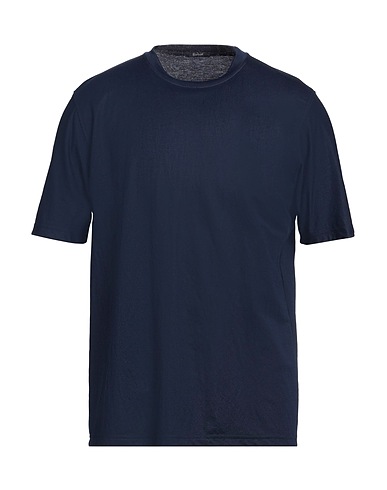 BARBATI Basic T-shirt Navy 50% Viscose, 50% Polyamide