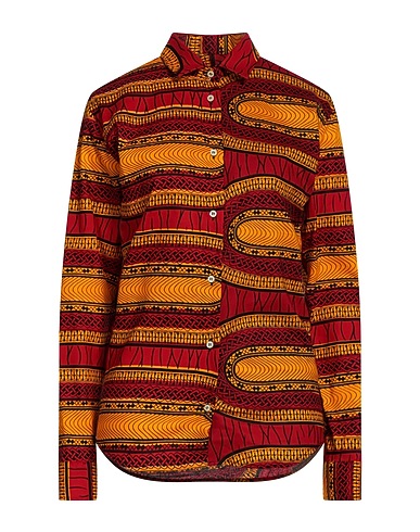 AVIGNON Patterned shirts & blouses Burgundy 100% Cotton