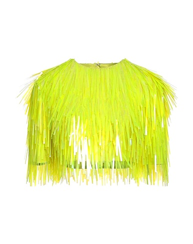 SPORTMAX Top Verde lime 90% Poliammide, 10% Elastan