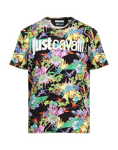 JUST CAVALLI T-shirt Nero 100% Cotone