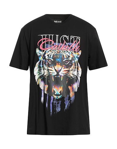 JUST CAVALLI T-shirt Black 100% Cotton