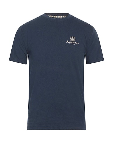 AQUASCUTUM ACTIVE Ｔシャツ ネイビー コットン 100%