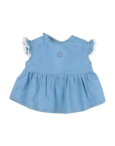 TOCOTO VINTAGE Top Blu 100% Cotone