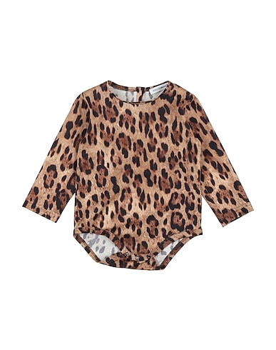 DOLCE&GABBANA Baby bodysuit Camel 100% Cotton
