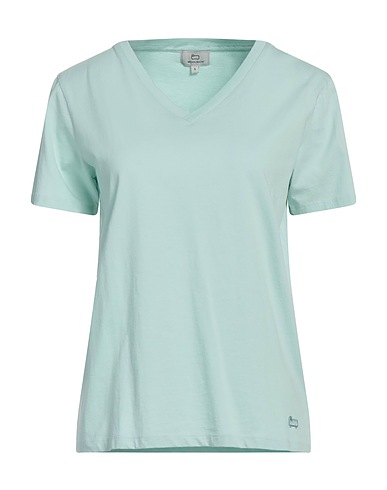 WOOLRICH T-shirt Verde chiaro 100% Cotone organico