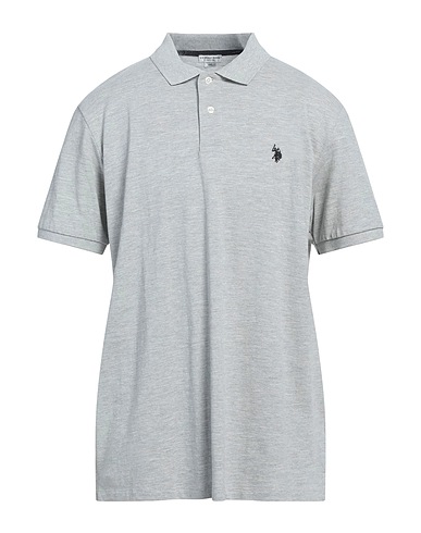 U.S.POLO ASSN. Poloshirt Hellgrau 100% Baumwolle