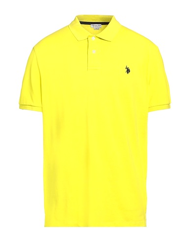 U.S.POLO ASSN. Poloshirt Gelb 100% Baumwolle
