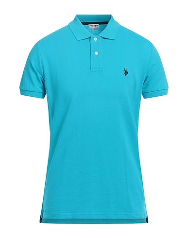 U.S.POLO ASSN. Poloshirt Tūrkis 100% Baumwolle