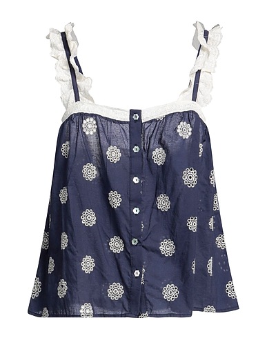 FRNCH Top Blu navy 100% Cotone