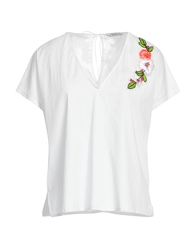 LE SARTE DEL SOLE Top White 70% Cotton, 25% Polyamide, 5% Elastane