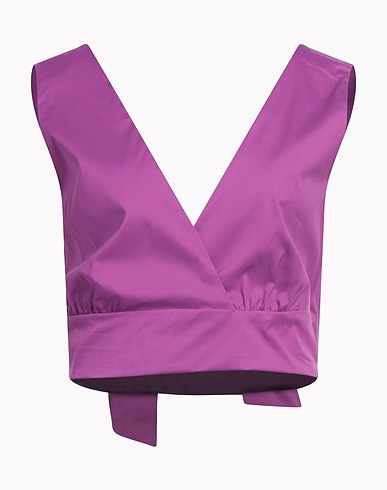 I BLUES Top Purple 72% Cotton, 22% Polyamide, 6% Elastane