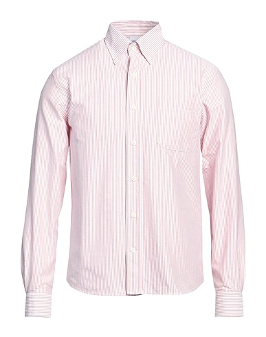 SEBAGO Camisas de rayas Rojo 100% Algodón