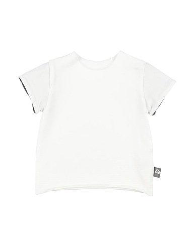BISOUS T-shirt Bianco 95% Cotone, 5% Elastan