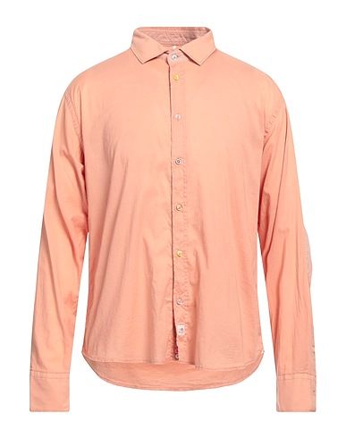 PANAMA Patterned shirt Light brown 96% Cotton, 4% Elastane
