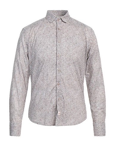 PANAMA Camicia fantasia Grigio 100% Cotone