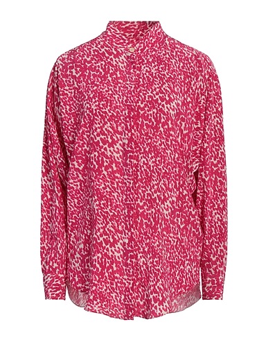 ISABEL MARANT Hemden und Blusen mit Muster Fuchsia 91% Seide, 9% Elastan